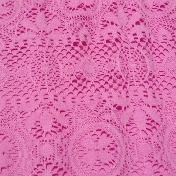 Excellent No Boundaries Pink Lace Dress: M (7-9) - Picture 5 of 8